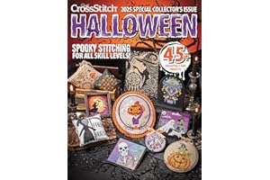 Just CrossStitch Halloween 2025 Special Collector's, Issue Spooky Stitching For All Skill Levels - 45+ Frightfully Fun Projec