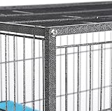 Yaheetech 2-Story Small Animal Cage on Rolling Stand 137cm Black view 4