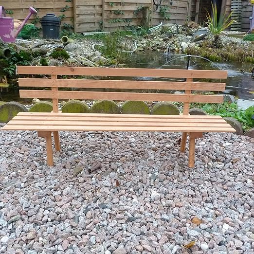 Lebensgrosse Figuren Shop Holzbank Fur Gartenfiguren Oma Und Opa Figurenbank Aus Holz Om023 Amazon De Garten