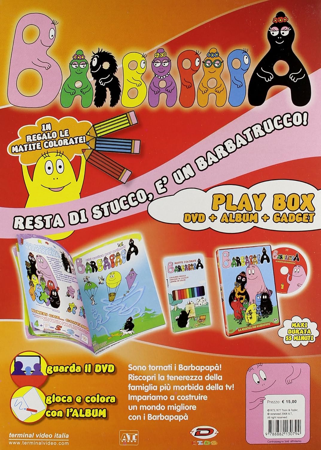 Amazon Com Barbapapa Play Box 01 La Nascita Dei Barbapapa Dvd Album Gadget Movies Tv