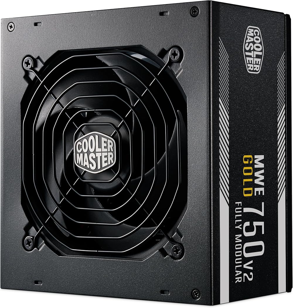 Cooler Master MWE Gold 750 V2 ATX 3.1 Fully Modular PSU UK Plug