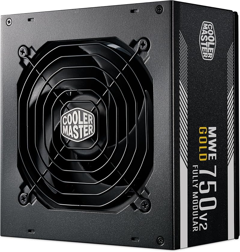Cooler Master MWE Gold 750 V2 ATX 3.1 Fully Modular PSU UK Plug