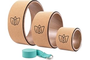 Florensi Back Roller - Back Stretcher, Back Cracker, Yoga Wheel, Deep Tissue Massager - for Back Pain Relief, Back Cracking, Yoga Stretching, Trigger Point Therapy - Foam Padded Rollers