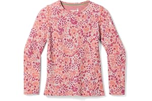 Smartwool Kid's Classic Thermal Merino Base Layer Crew for Boys and Girls