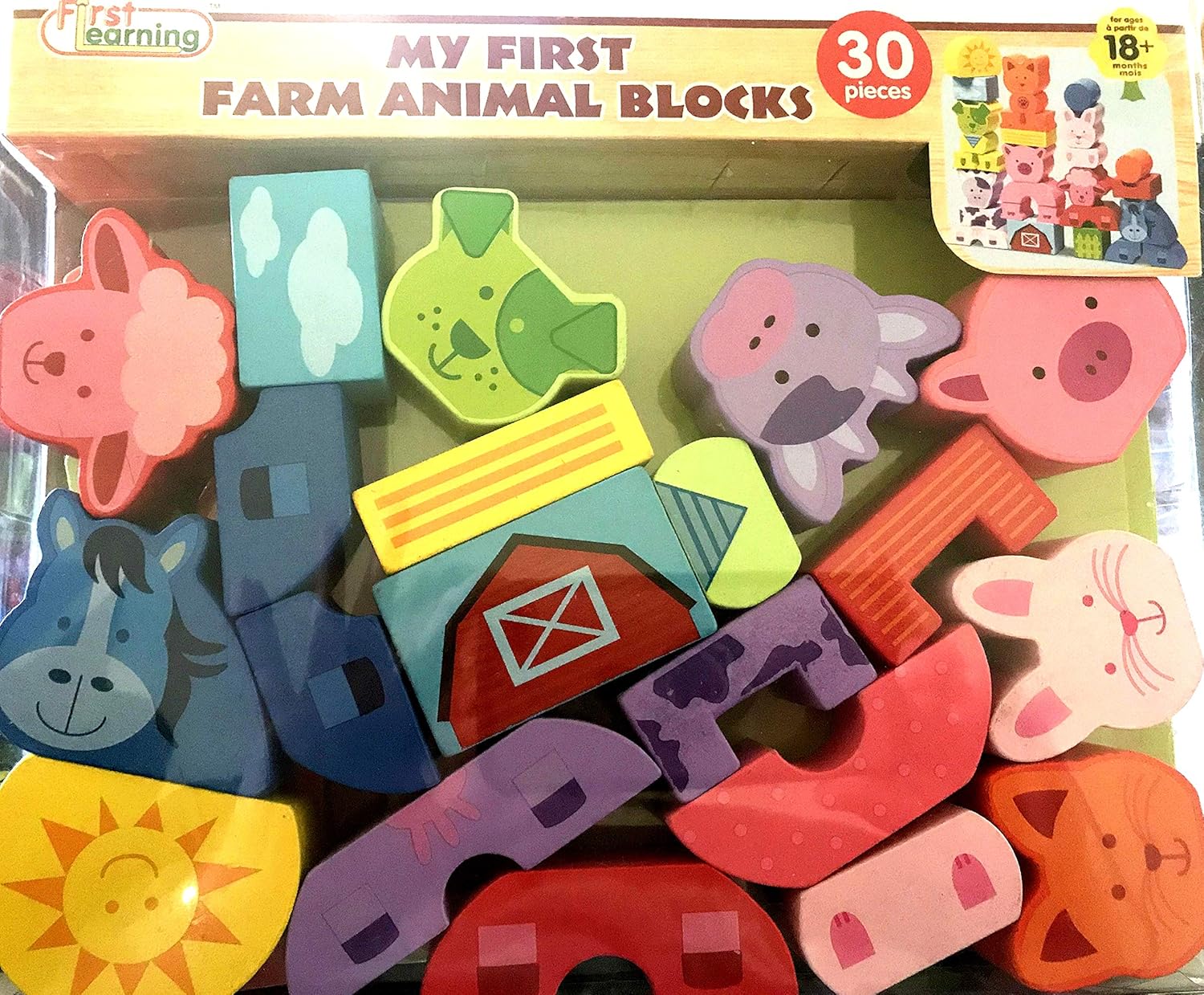 first learning wooden blocks