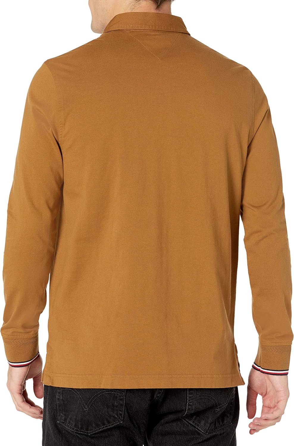 brown tommy hilfiger shirt