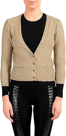 gold cardigan sweater