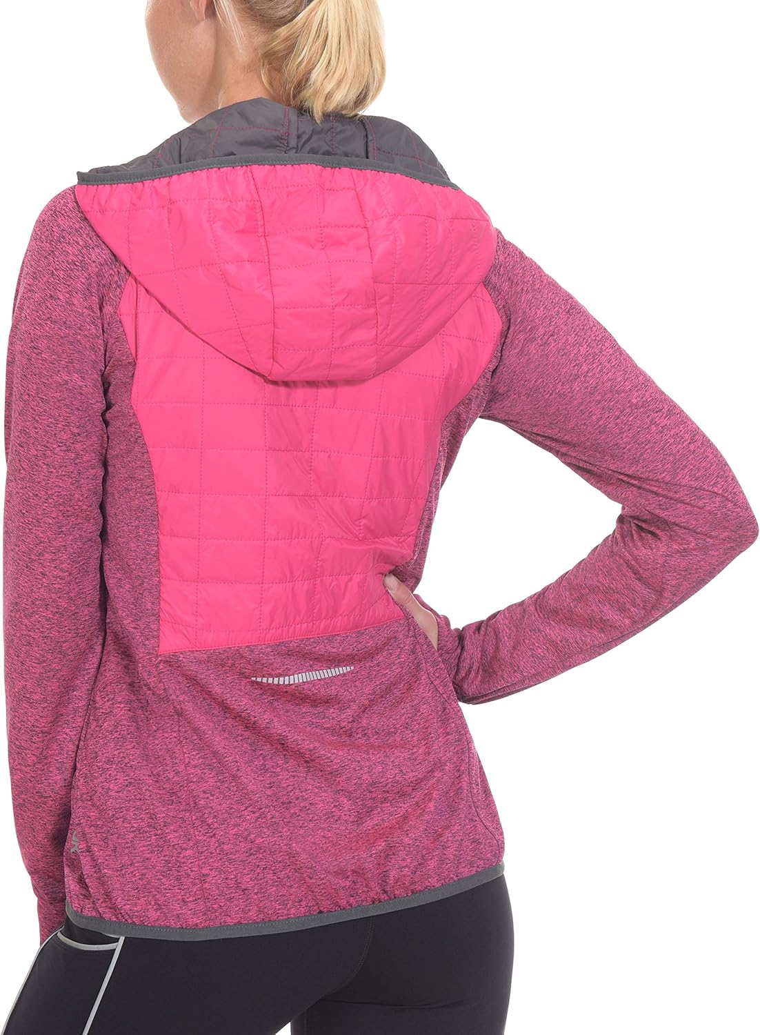 Little Donkey Andy Women's Lightweight Thermal Running Jacket Hooded Sports Track Jacket Quick Dry with Thumb Holes : Sports & Outdoors