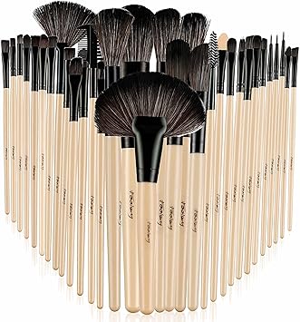 Foolzy 32 Professional Makeup Brush Set with Travel Case (BR-6C)