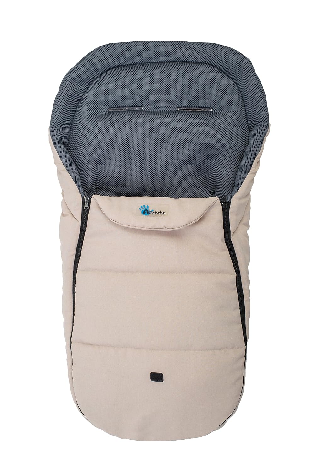 Altabebe AL2450LM - 22 Sommerfußsack für Kinderwagen 3D Abstandsgewebe, 12-36 Monate, beige