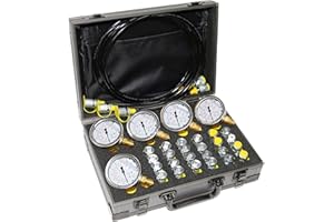 XZT 60P Hydraulic Pressure Test,Pressure gauges Set, Mini Hydraulic Hose Set, Test Coupling Set,Repair Tools for USA Brand Excavator Construction Machinery