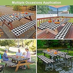 Picnic Table Cover with Bench Covers Camping