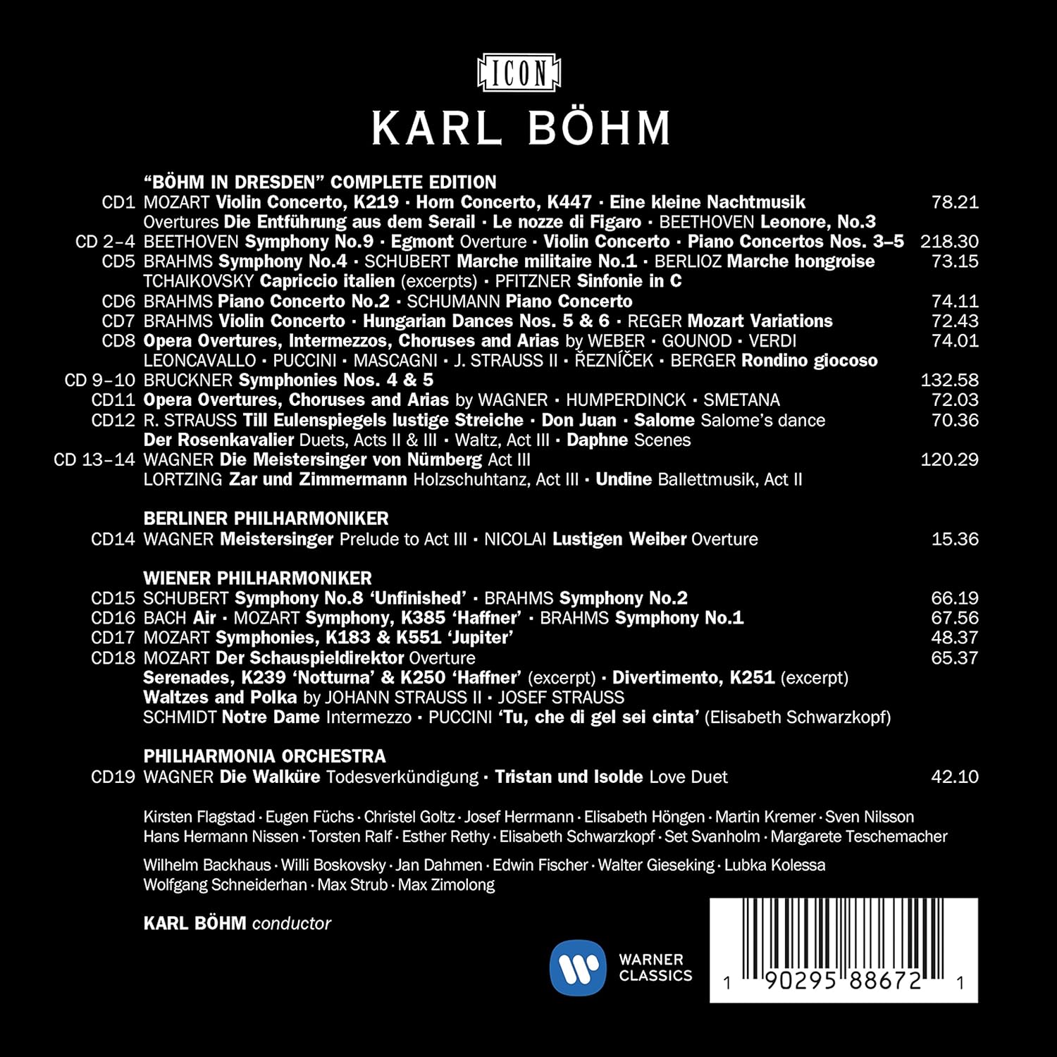 Karl Böhm, conductor - lots of recordings! - The Classical Music