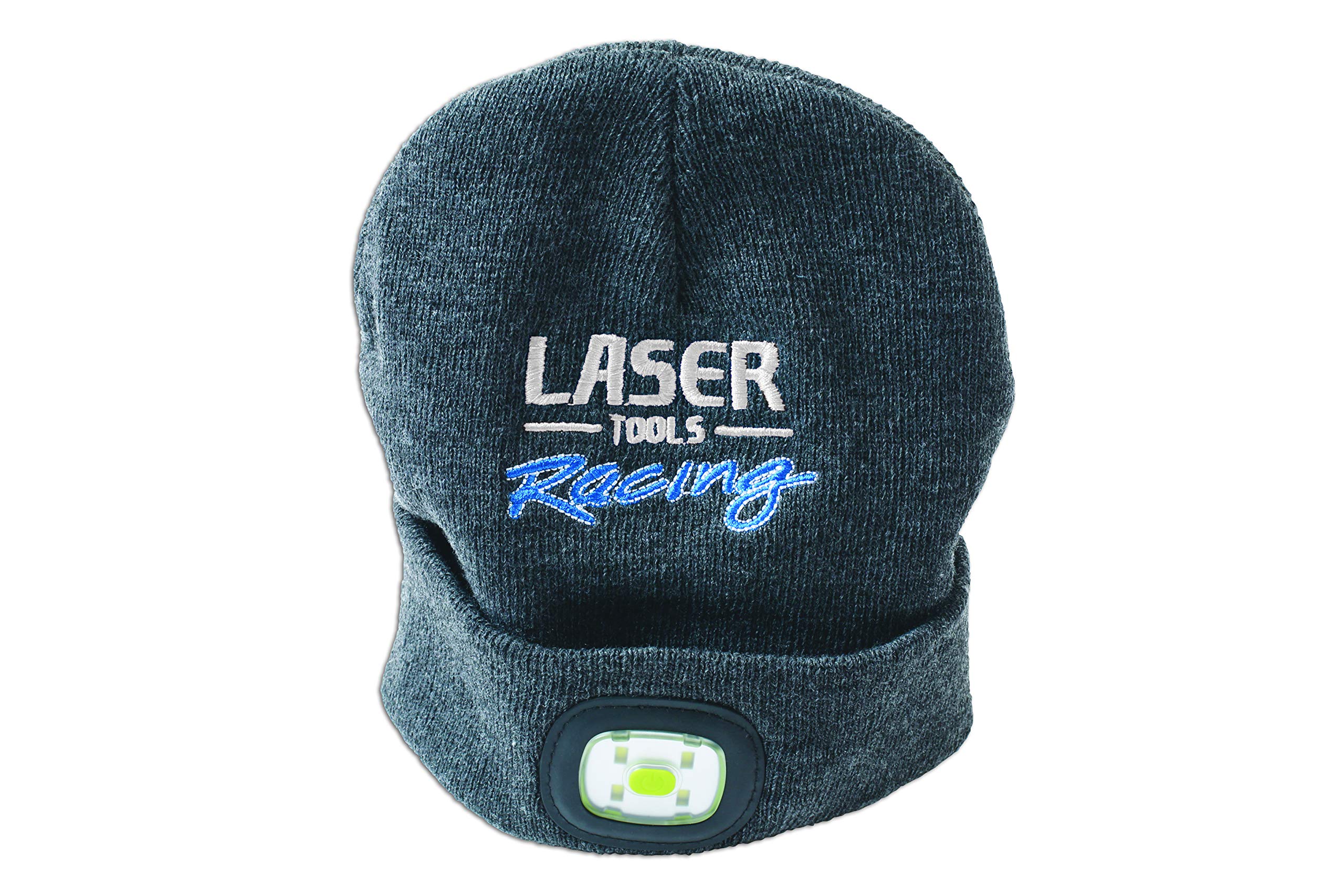 Laser 7677 Laser Tools Racing Beanie Hat Front/Rear Rechargeable Light