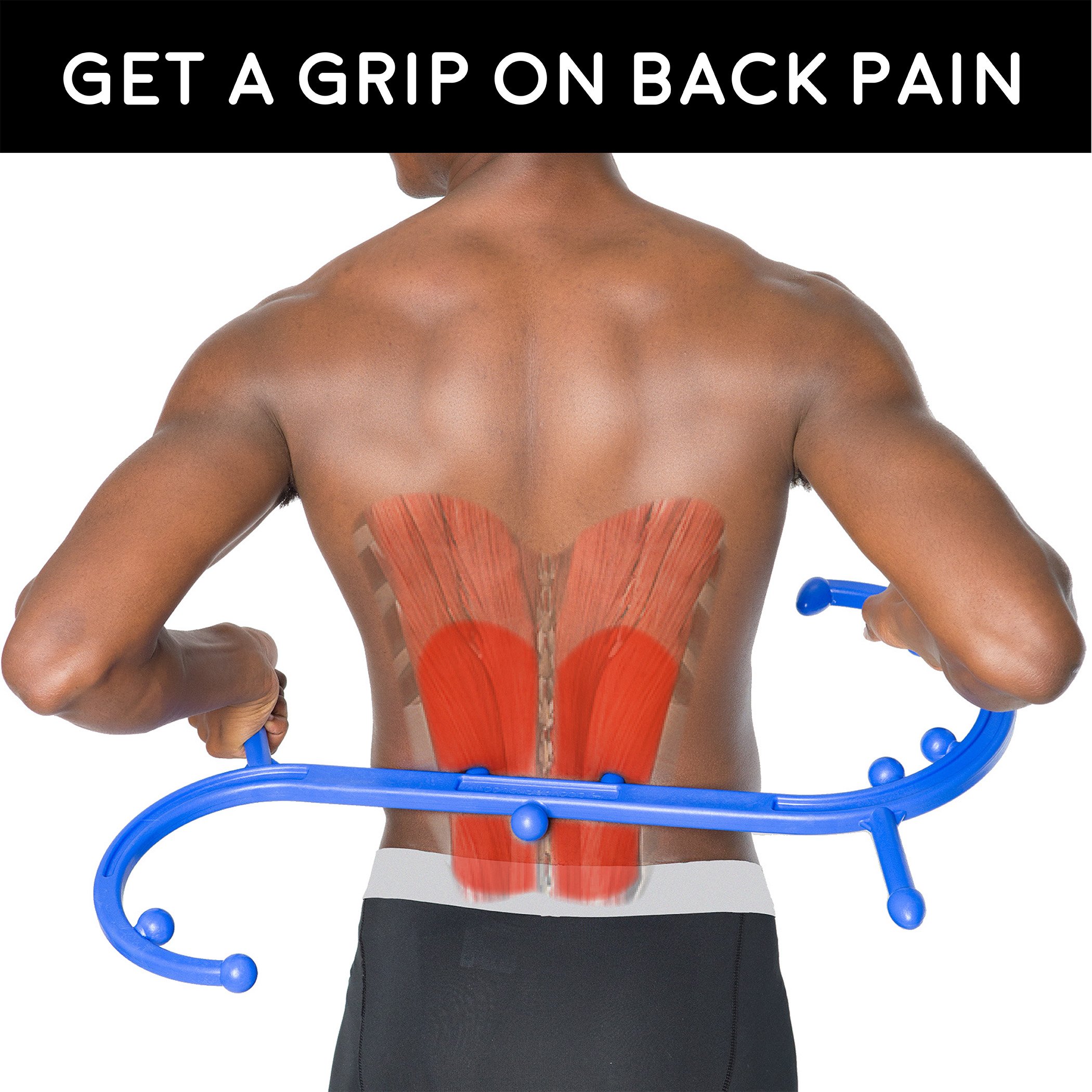 Body Back Buddy Trigger Point Therapy Self Massage Tool Lower Back