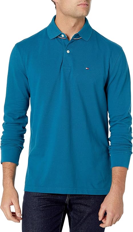 tommy jeans polo long sleeve