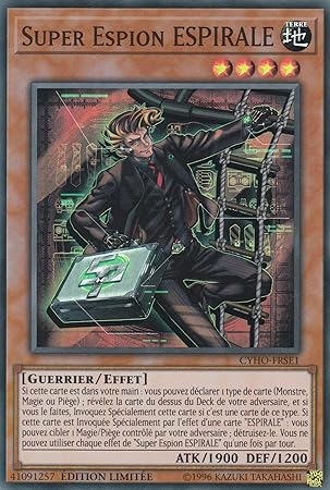 Carte Yu Gi Oh Super Espion Espirale Cyho Frse1 Vf Super Rare Amazon Fr Jeux Et Jouets