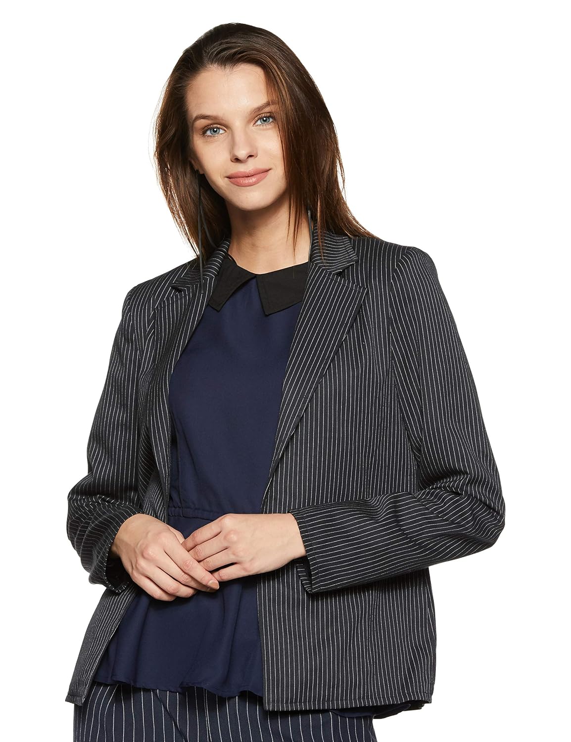 stalk buy love women's striped gertie blazer
