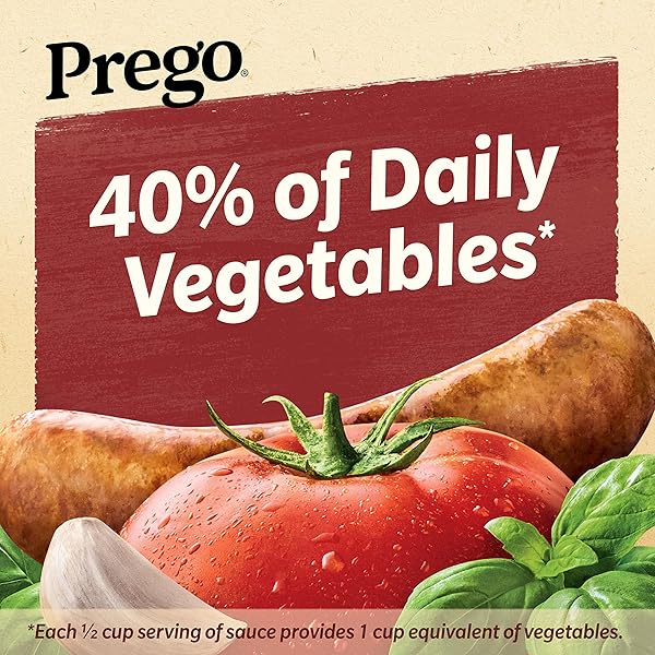PREGO ITALIAN SAUSAGE AND GARLIC MEAT SAUCE, 44 OZ JAR