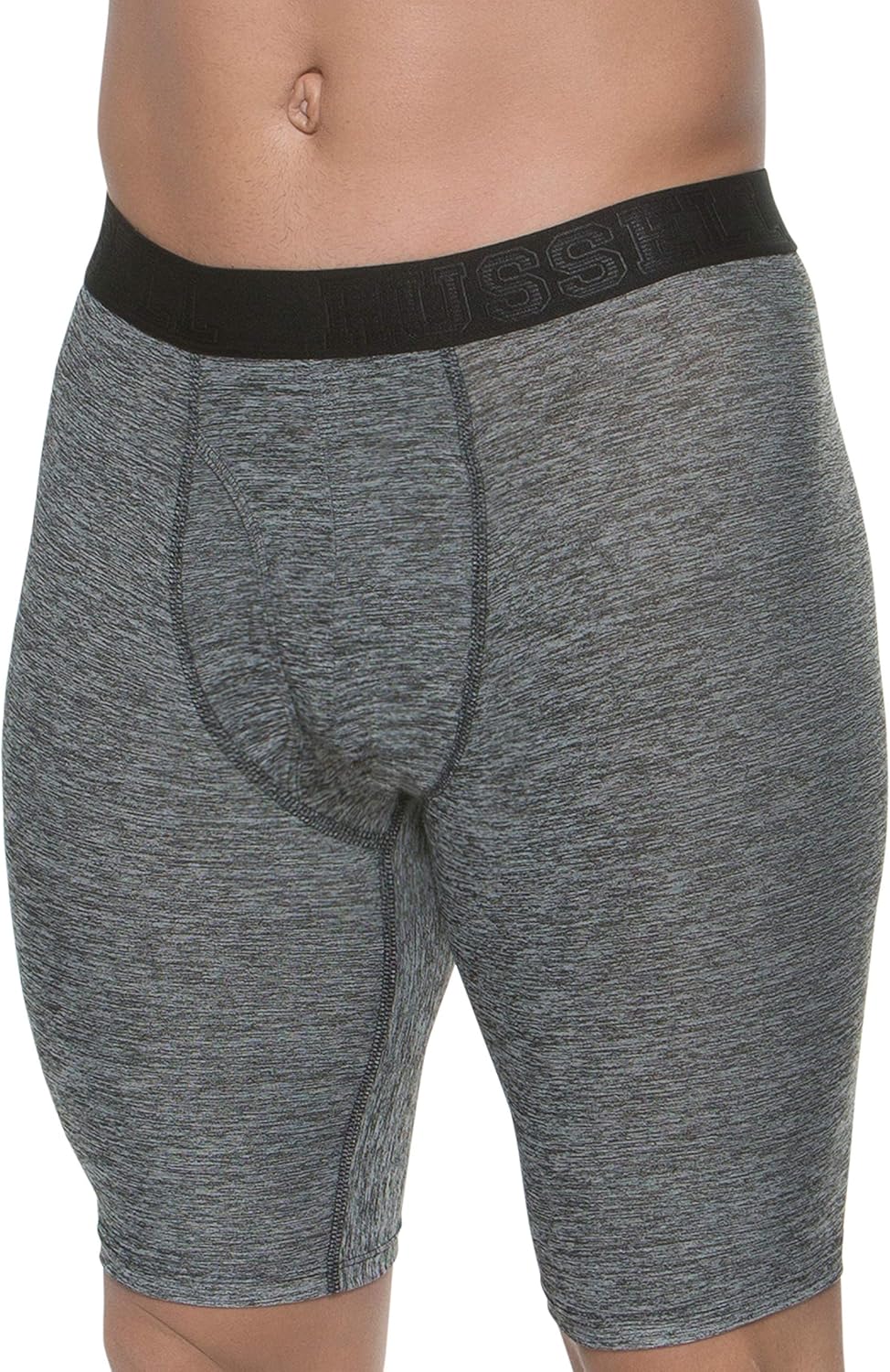 Russell Athletic Men’s FreshForce Odor Protection Performance Boxer Briefs, Assorted (2 Pack) at  Men’s Clothing store
