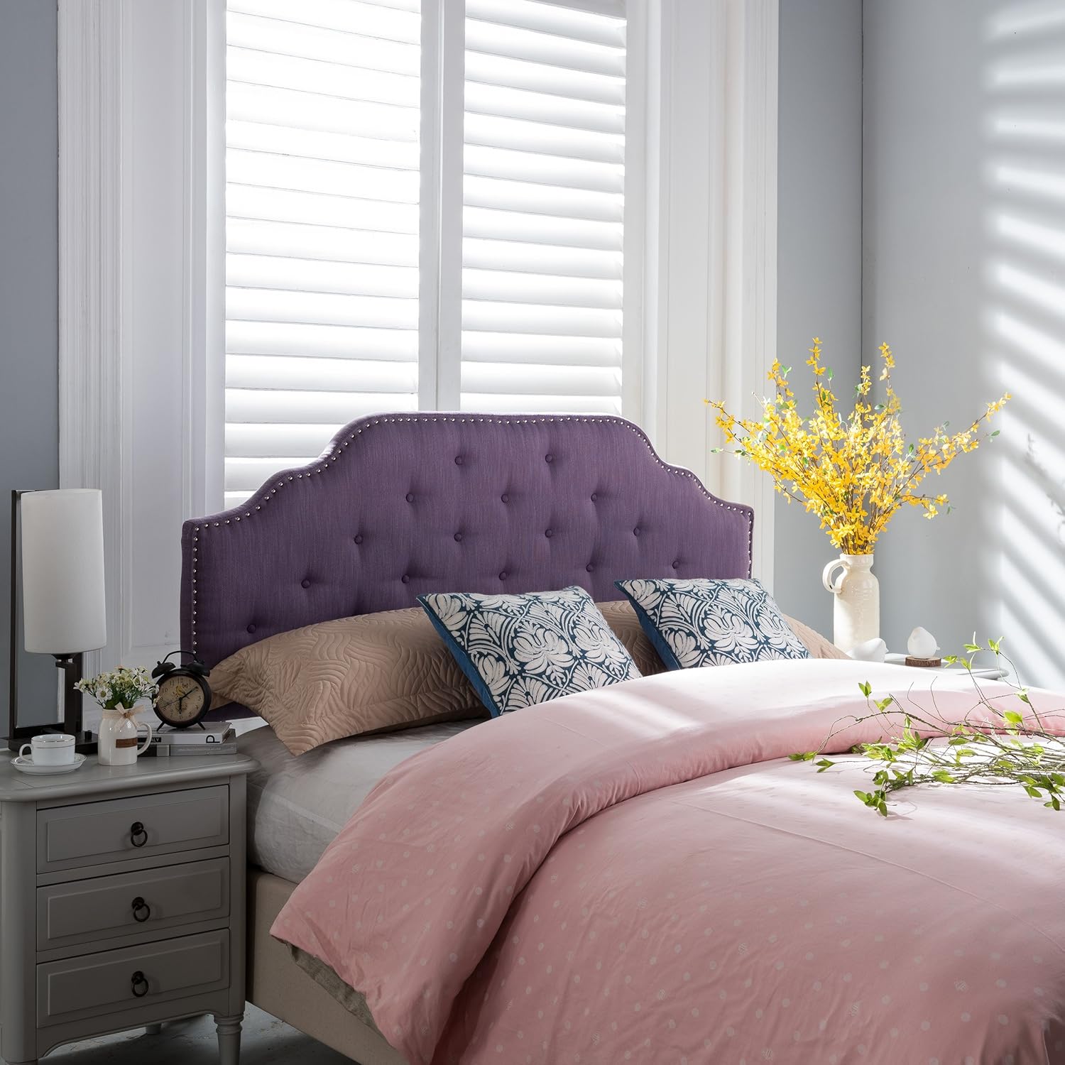 Best Full Bed Headboard Pink