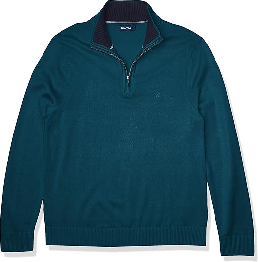 Nautica Men's QuarterZip Sweater at Amazon Men’s Clothing store