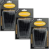 Consistent 3 Tee 3 1/4" Golf Tee Packs - Black