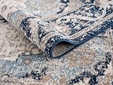 THE RUGS Area Rug Navy Oriental Design 80x150 cm Vintage Short Pile view 5