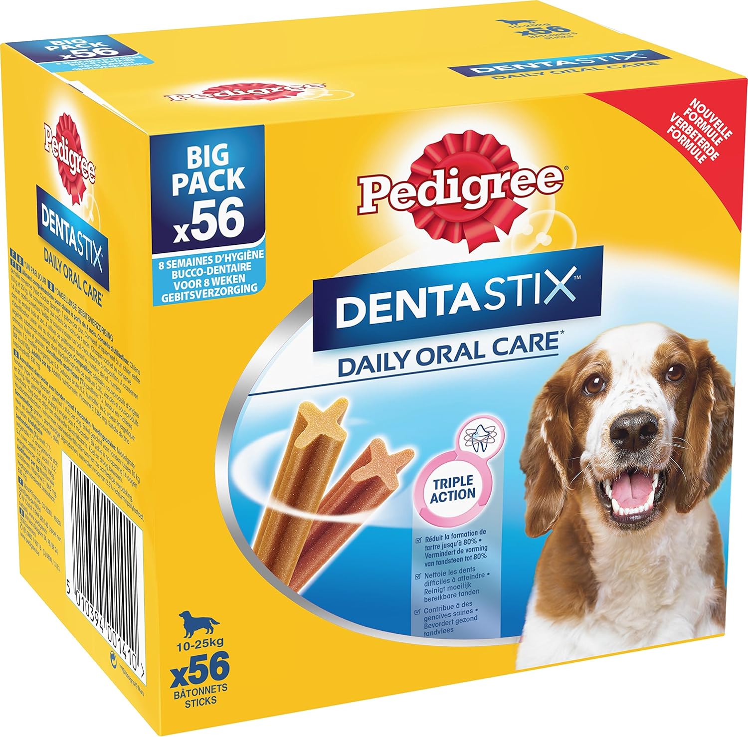 56 stk pkg pedigree dentastix hunde kau sticks nutztiere viehhaltung questpark com ua
