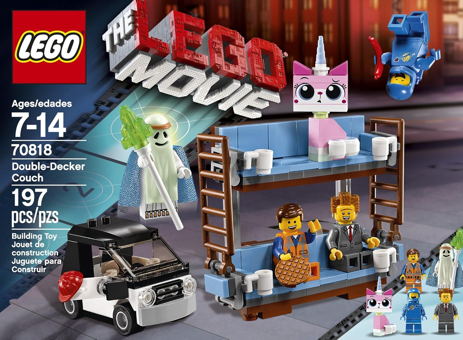 Amazon Com Lego 70818 Double Decker Couch Set 197 Pieces Toys