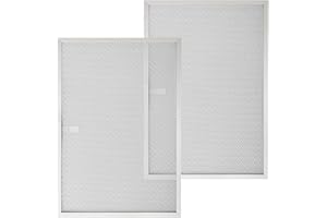 Bularie BPS1FA36 Aluminum Range Hood Filter 11-3/4 x 17-1/4 x 3/8" Compatible With Broan QS1 36" and NuTone Allure 36" WS1 - Replacement Hood Filter for Whirlpool Estate Sears Kenmore 99010300E - 2pcs