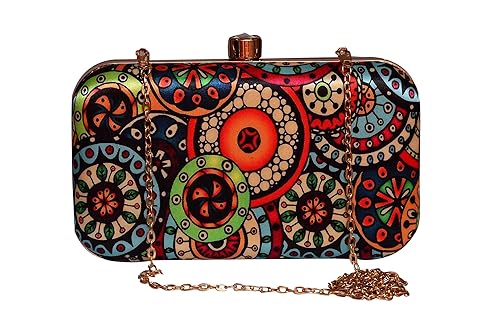 Sugarcrush Trendy Women Party Wear Hand Box clutch Purse With Detachable Sling Must Buy For Women and Girls