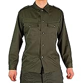 Original Austrian Army Combat Shirt OD Olive drab Field BDU Long Sleeves Genuine Military Issue