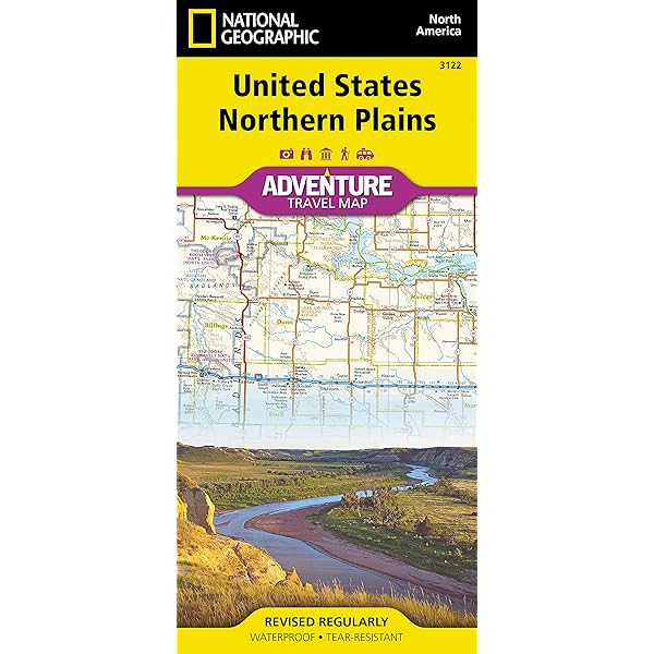United States, Great Lakes Map (National Geographic