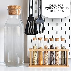 25PCS Plastic Test Tubes with Lids – 10ml Clear