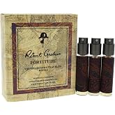 Robert Graham The Collectors Traveler Refill Fortitude Eau de Cologne Spray for Unisex, 3 Count