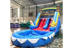 RELUNCH 21FT(L) Inflatable Water Slide for Adults Kids, 100% PVC Commercial Grade Adult Water Slide with Blower and Water Tube, Giant Big Blow Up Water Slides for Backyard Outdoor, 21x9x12ft