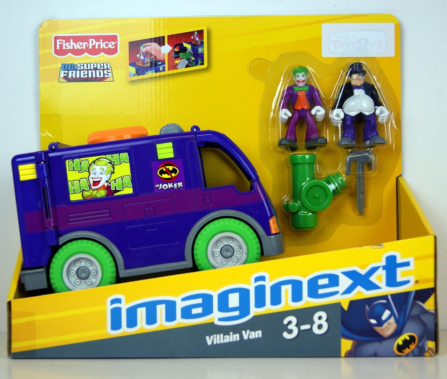 Fisher Price DC Super Friends Imaginext Includes The Joker Mini