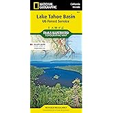 Lake Tahoe Basin Map [US Forest Service] (National Geographic Trails Illustrated Map, 803)