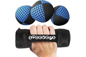 speevers Weighted Juggling Balls for Fitness 650g, Set of 3 Power XBalls with Carry Pouch, Fun Indoor Home Workout Aids for Weight Loss and Training, Best Exercise Gifts for Men and Women