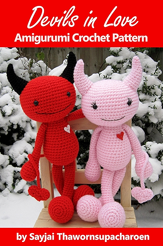 Download Devils in Love Amigurumi Crochet Pattern (Big Huggy Dolls Book 5) (English Edition) PDF