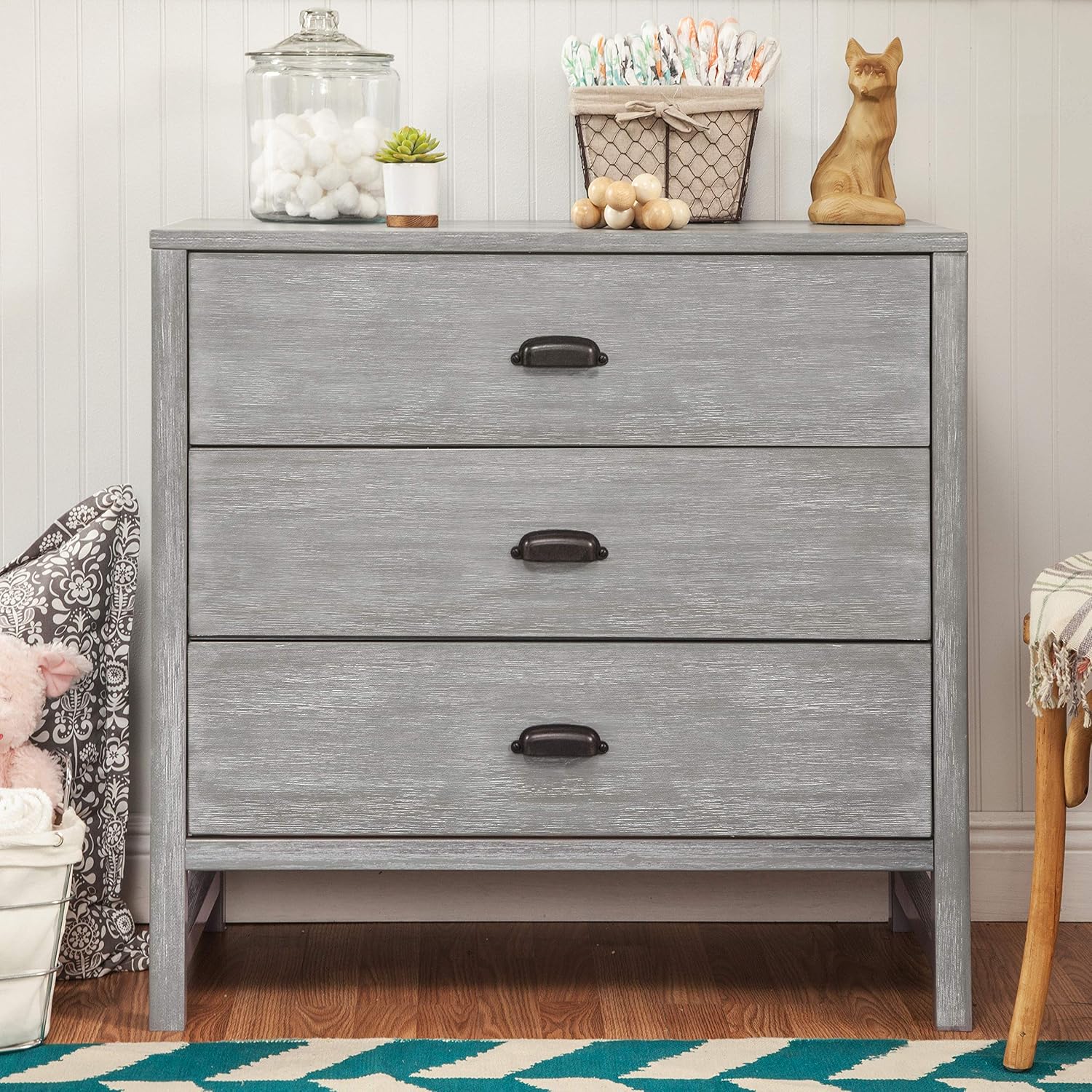 davinci grey dresser daVinci Kalani 6-Drawer Double Wide Dresser - Grey
