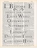 Amazon.com: I Before E Except... - NEW Humorous Poster: Office Products