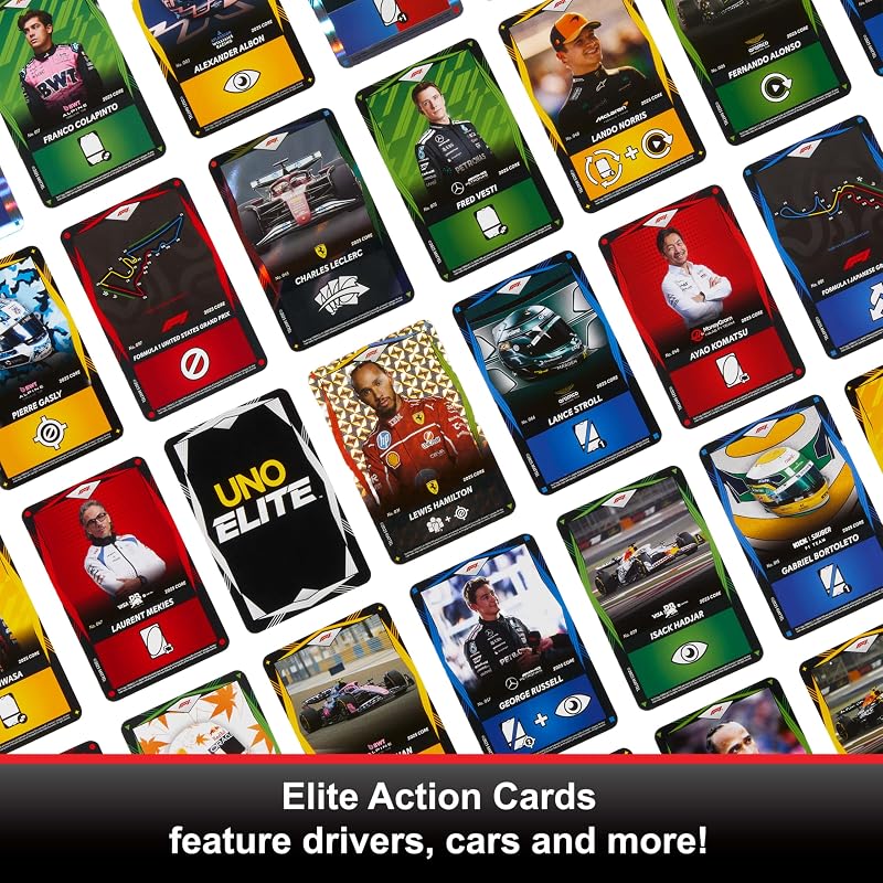 UNO Elite Fórmula 1 2025 Pack Inicio + 7años. 2-5 Jugadores