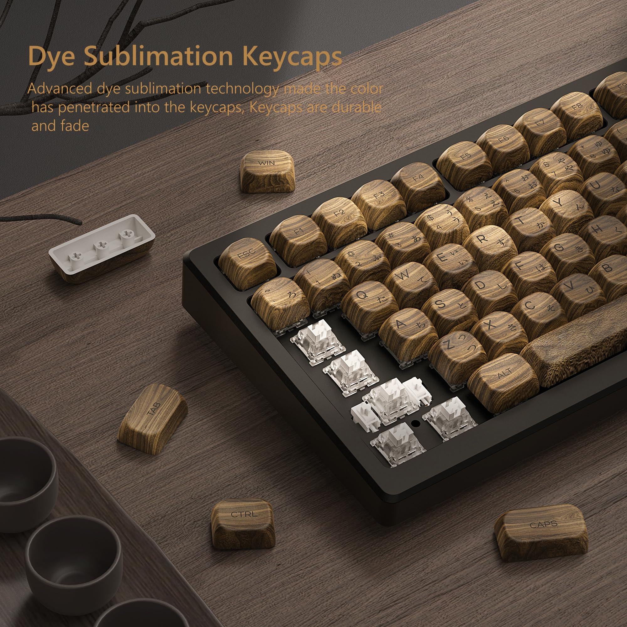 Mua Womier PBT Keycaps - Keycaps 75 Percent, MOA Keycaps Dye ...