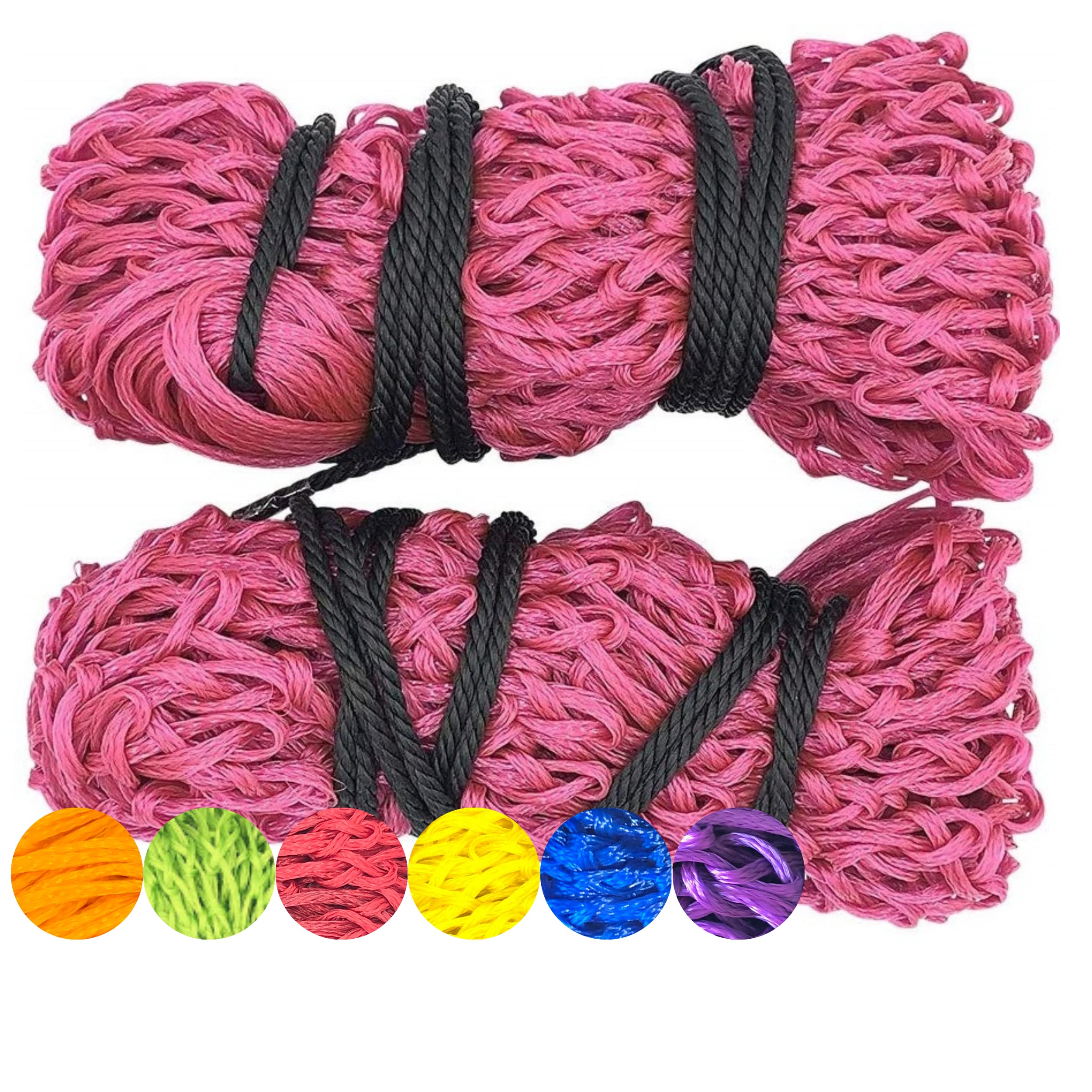 B Living 2 X Hay Net For Horses Multipack - Daisy Equestrian Net Bag With Extra Strong Mesh Holes For Greedy Horses.Horse Accessories Haynet For Haylage & Soak Hay Bale