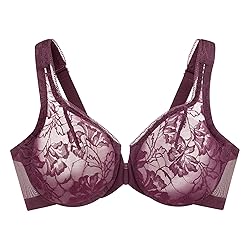 Glamorise Full Figure Plus Size Lacey T-Back