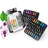 Crayola Sketch & Detail Dual-Tip Markers (16ct), Markers for Adult Coloring, Fine & Brush Tip Art Markers, For Calligraphy & 