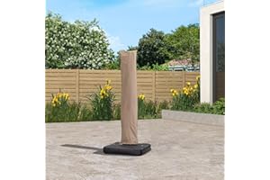 PURPLE LEAF Cantilever Umbrella Cover Outdoor Umbrella Patio Umbrella Cover, L Size Beige