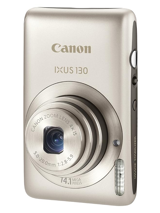 Canon IXUS 130 Digital Camera Silver 2.7 Inch Amazon.co.uk Camera